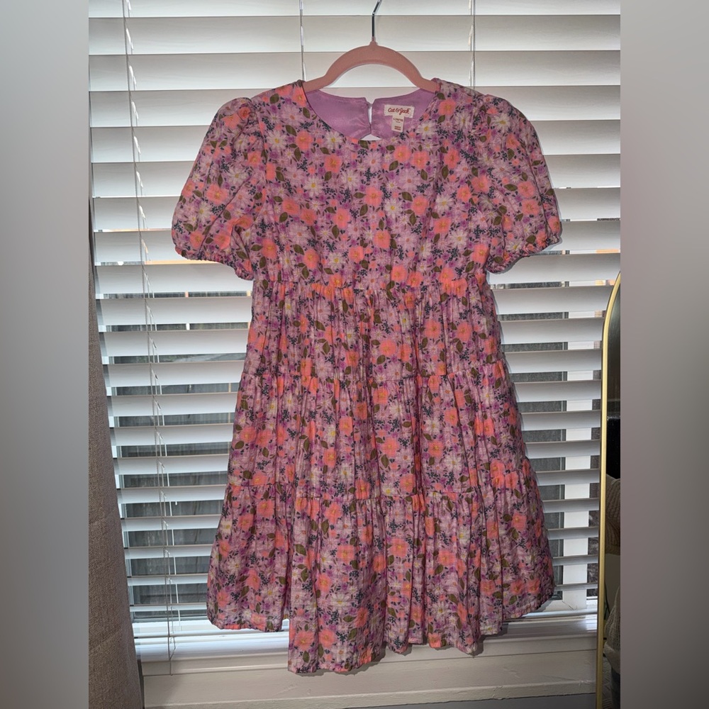 Cat & Jack Pink and Purple Floral Dress